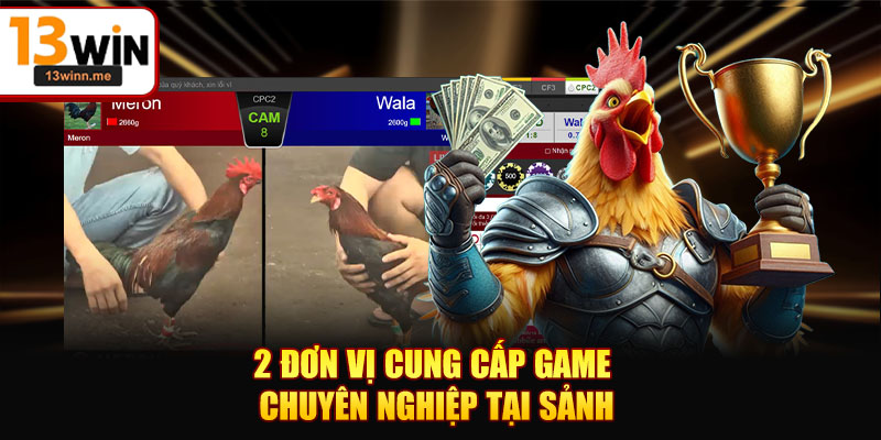 2 đơn vị cung cấp game chuyên nghiệp tại sảnh