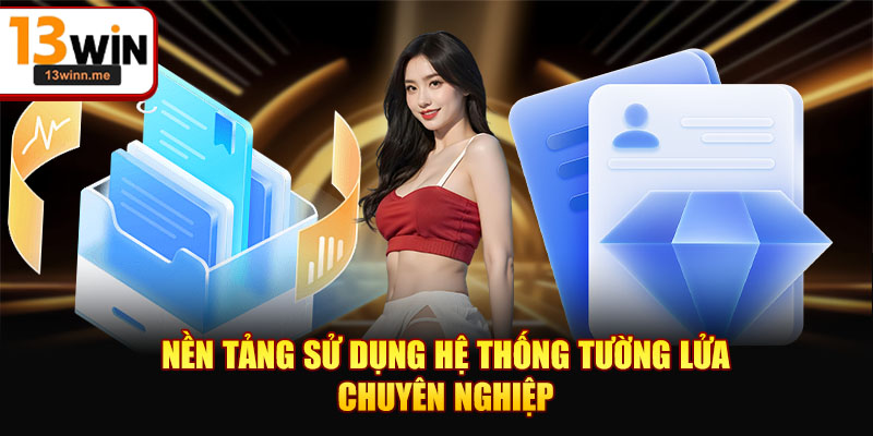 Nền tảng sử dụng hệ thống tường lửa chuyên nghiệp