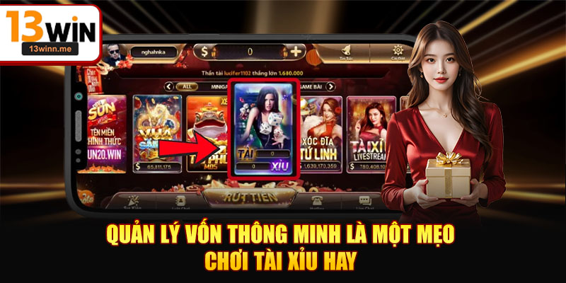 Quản lý vốn thông minh là một mẹo chơi Tài Xỉu hay