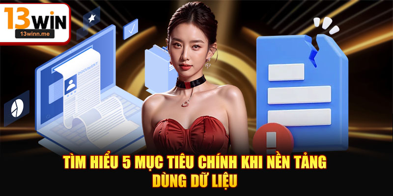 Tìm hiểu 5 mục tiêu chính khi nền tảng dùng dữ liệu
