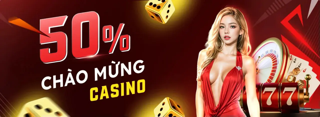 13win casino thưởng chào mừng 50% giá trị nạp